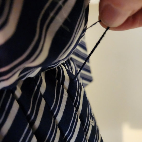 Striped Navy ERGE Dress Size 12 - Picture 8 of 15